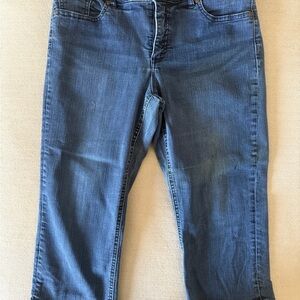 Soho Blue Ankle Cropped Jeans